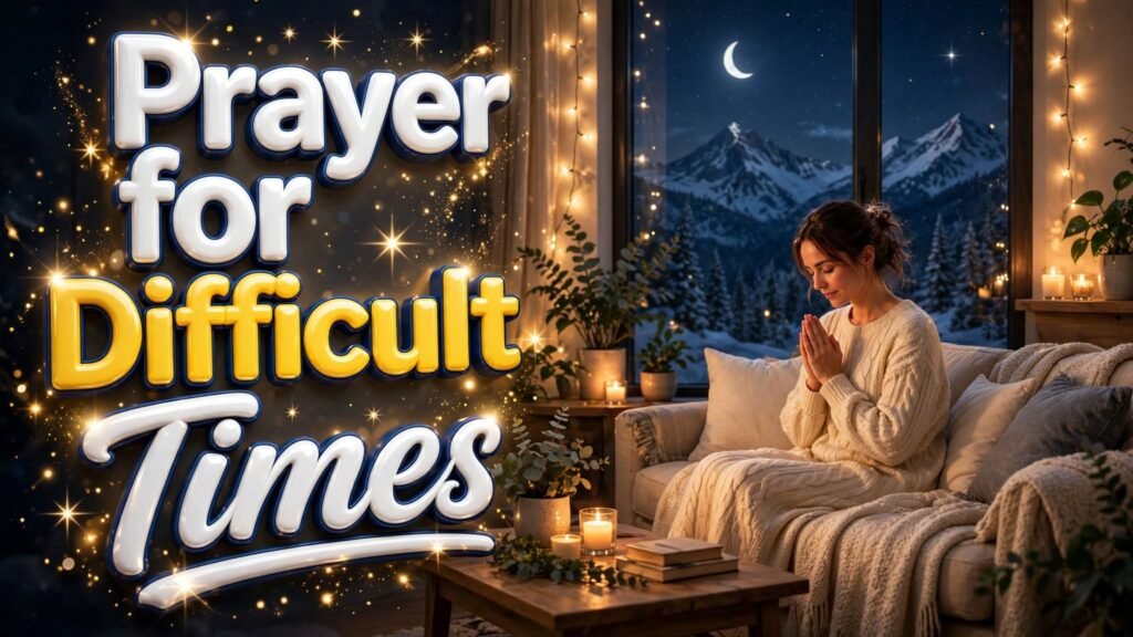 Prayer for Difficult Times