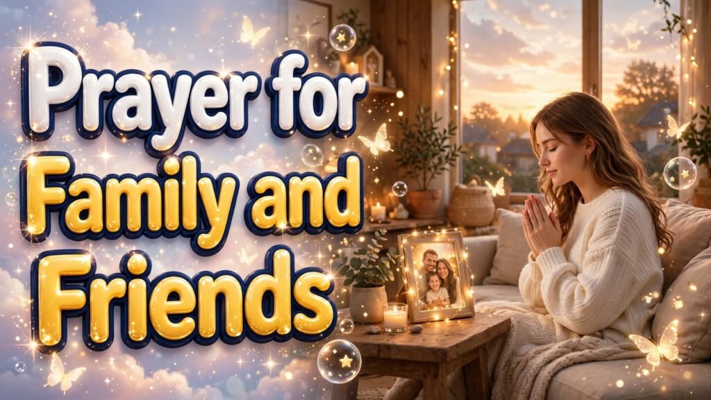 Prayer for Family and Friends