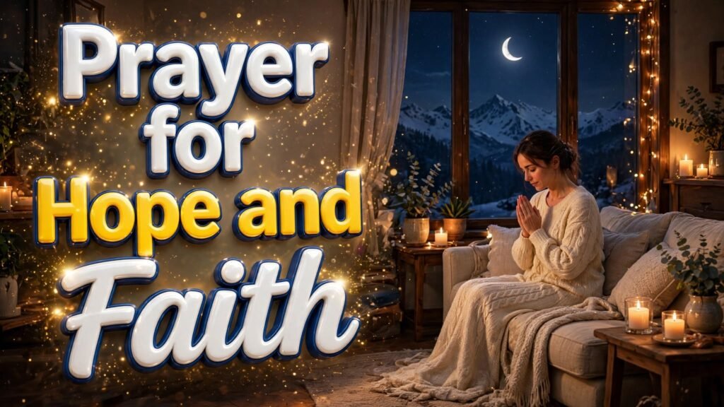 Prayer for Hope and Faith