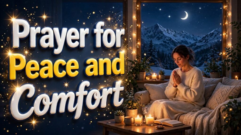 Prayer for Peace and Comfort