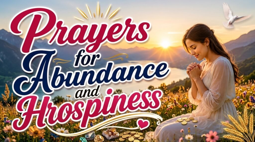 Prayers for Abundance and Prosperity