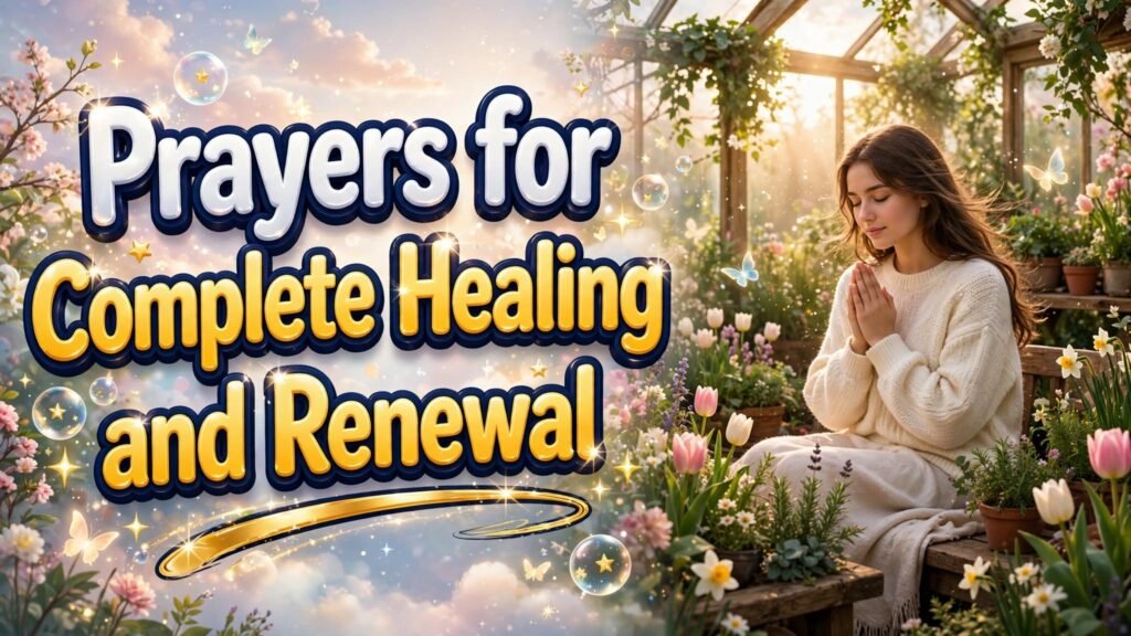 Prayers for Complete Healing and Renewal
