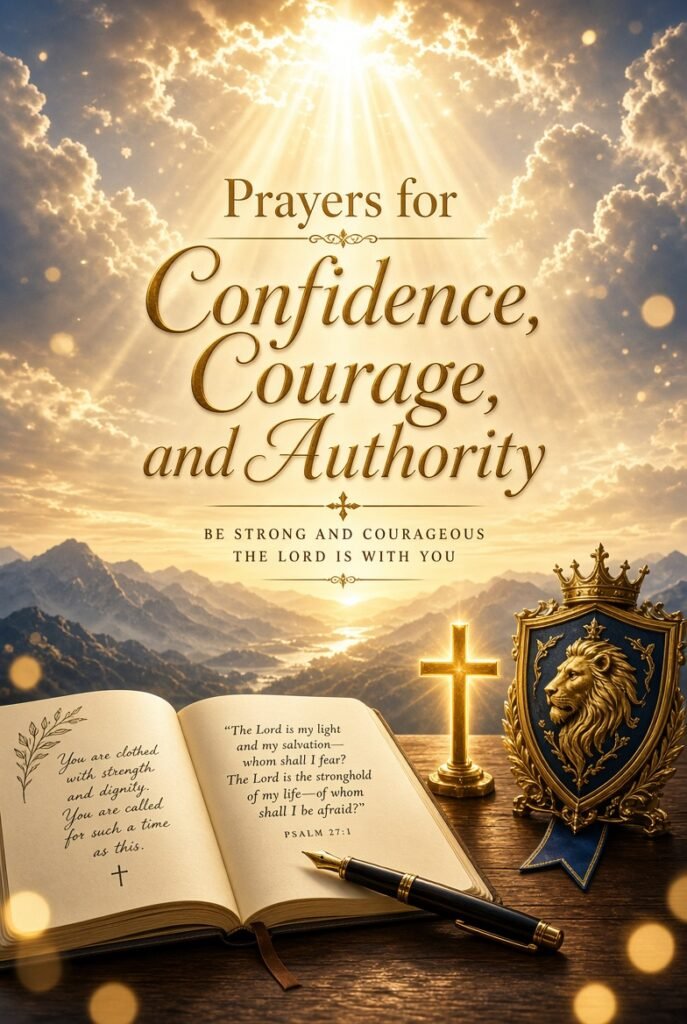 Prayers for Confidence, Courage, and Authority