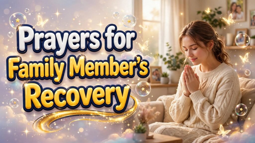 Prayers for Family Member’s Recovery