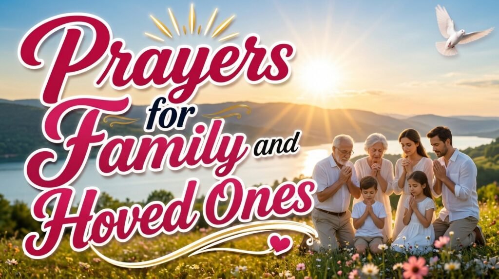 Prayers for Family and Loved Ones