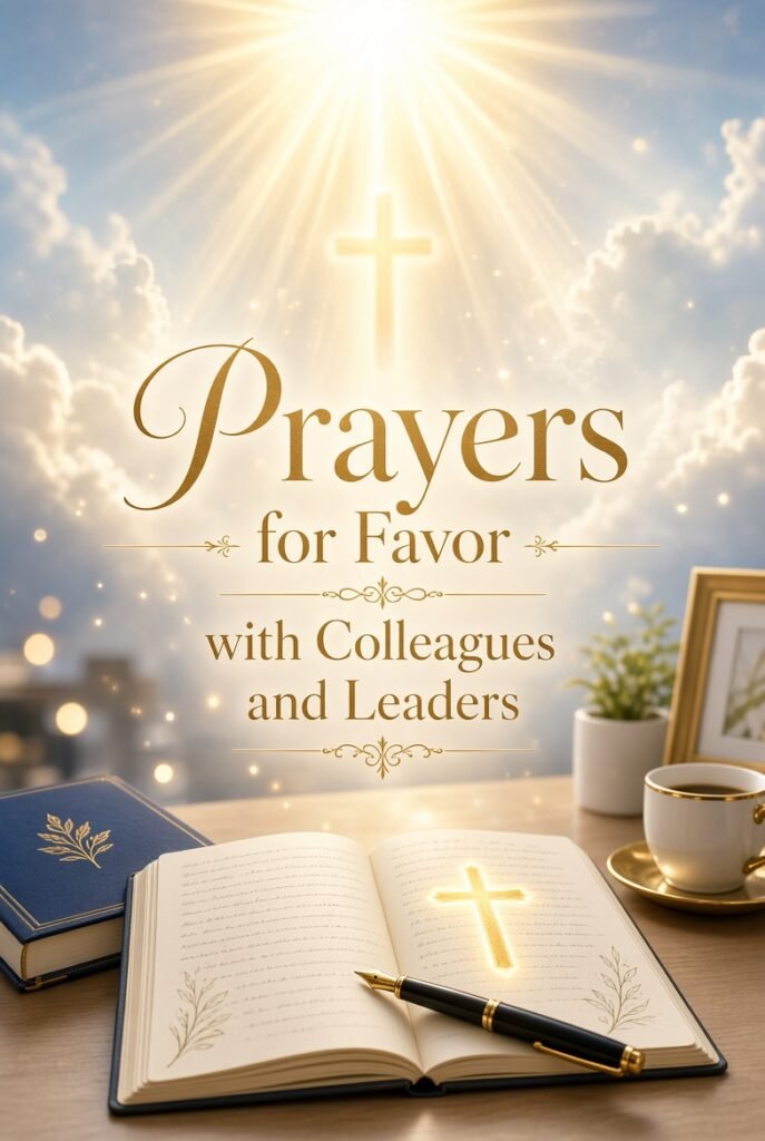Create image Prayers for Favor with Colleagues and Leaders
