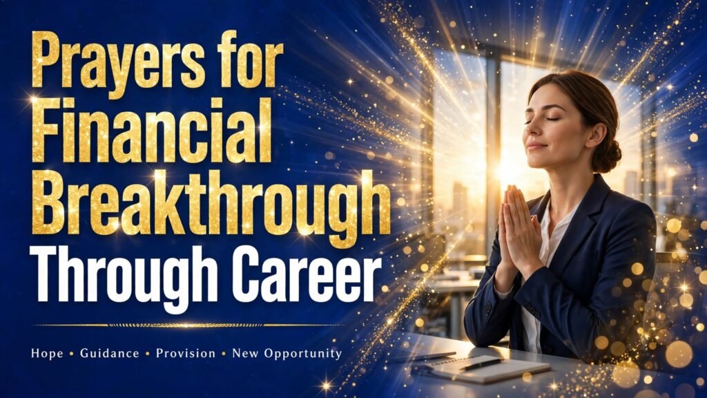 Prayers for Financial Breakthrough Through Career (Seo)