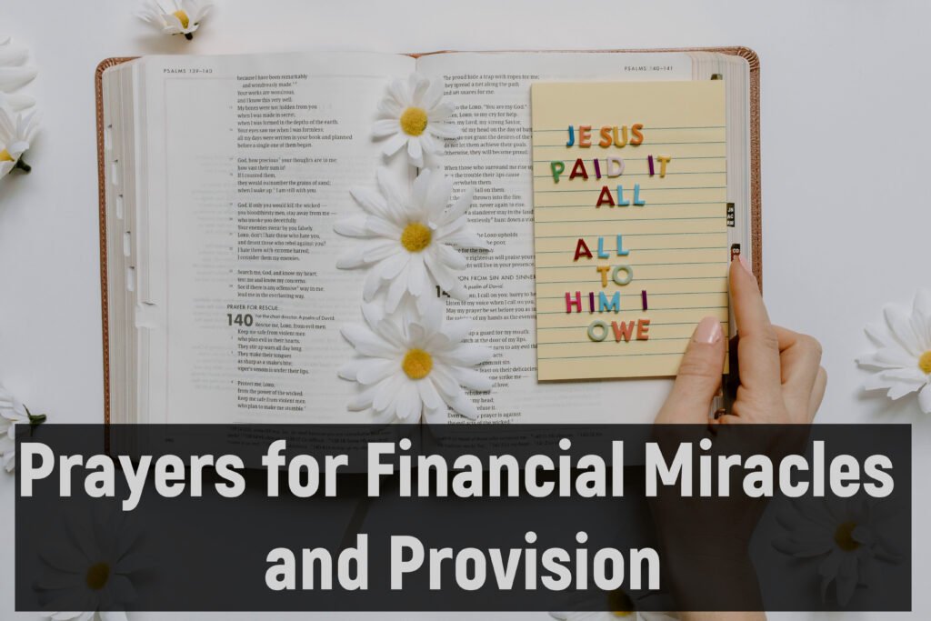 Prayers for Financial Miracles and Provision