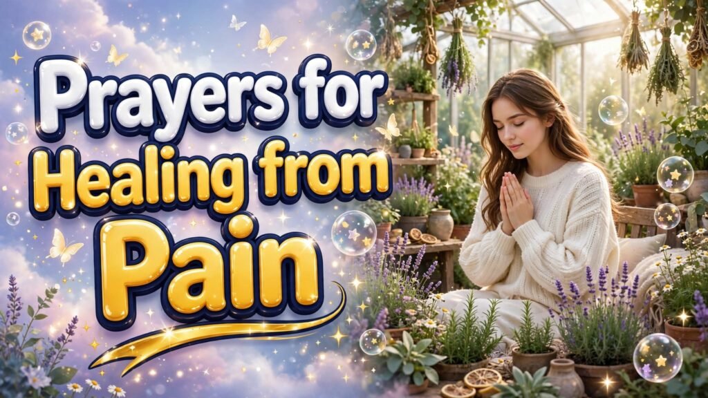 Prayers for Healing from Pain