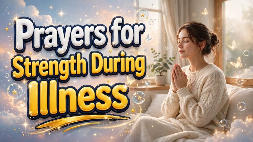 Prayers for Strength During Illness