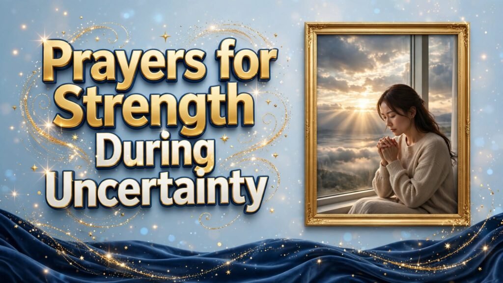 Prayers for Strength During Uncertainty(Seo)