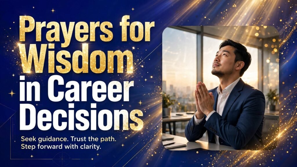 Prayers for Wisdom in Career Decisions (Seo)
