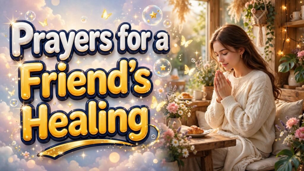 Prayers for a Friend’s Healing