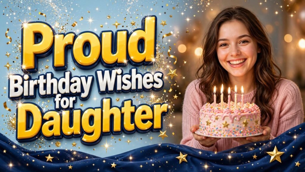 Proud Birthday Wishes for Daughter