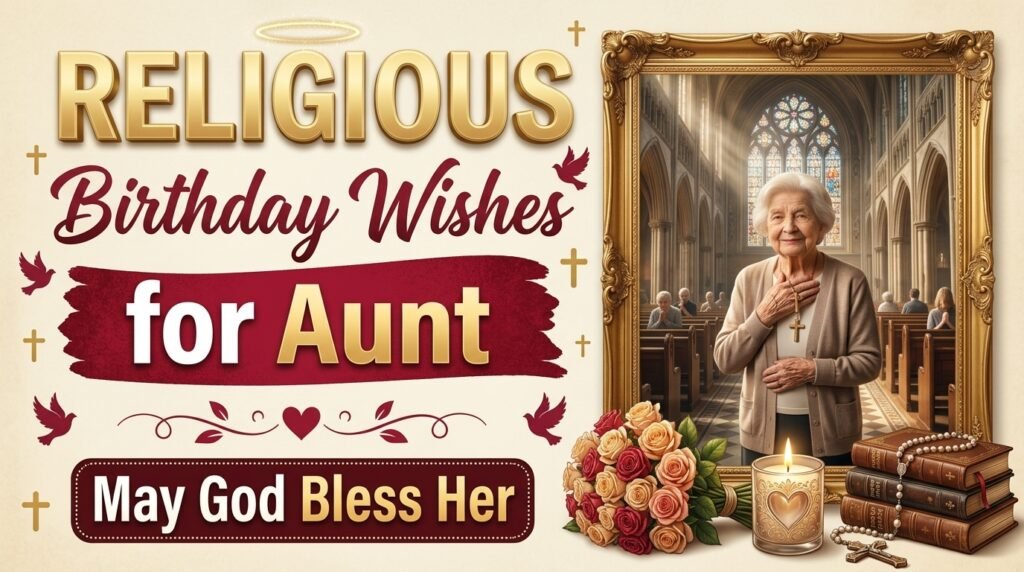 Religious Birthday Wishes for Aunt