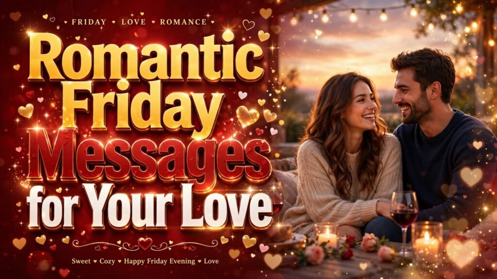 Romantic Friday Messages for Your Love (Seo)