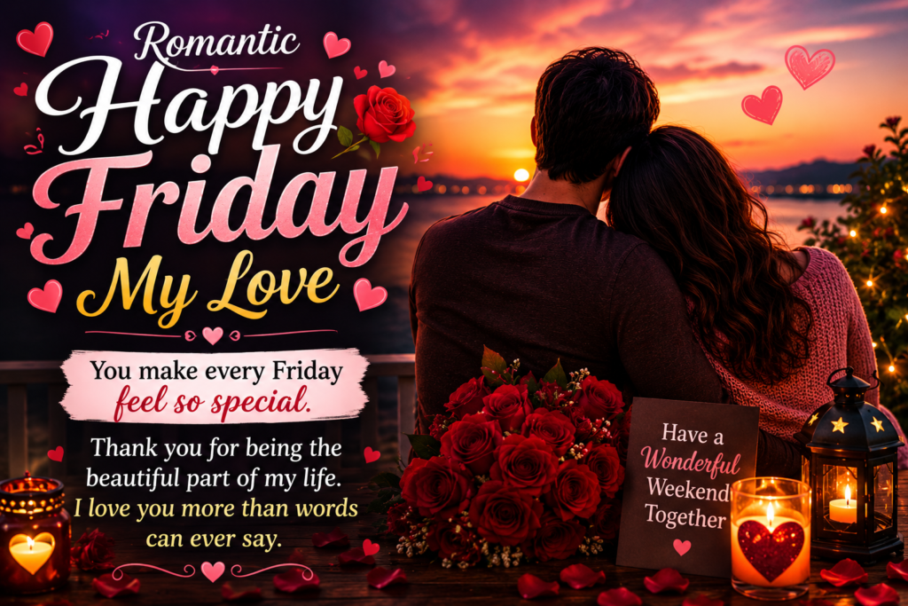 Romantic Happy Friday My Love Messages