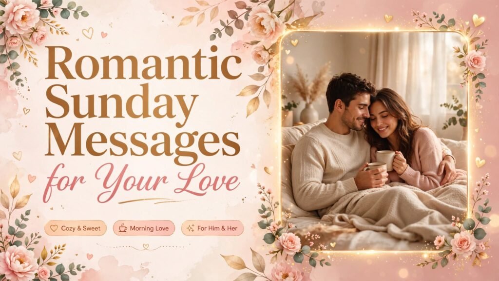 Romantic Sunday Messages for Your Love