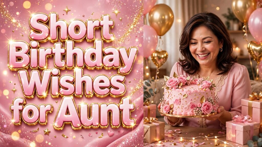 Short Birthday Wishes for Aunt (Seo)