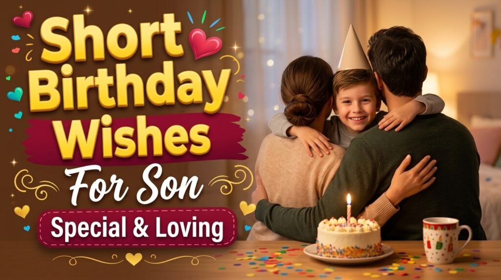 Short Birthday Wishes for Son