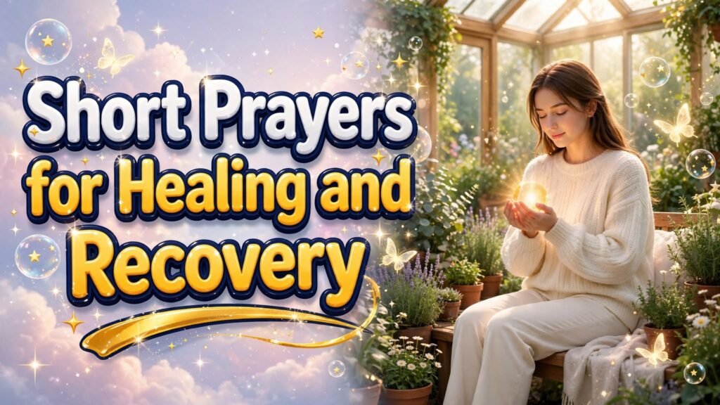 Short Prayers for Healing and Recovery
