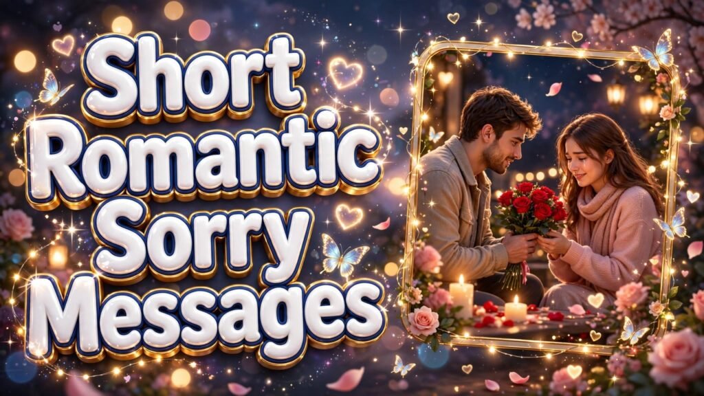 Short Romantic Sorry Messages (Seo)