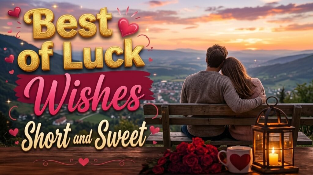 Short and Sweet Best of Luck Wishes