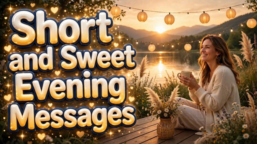 Short and Sweet Evening Messages