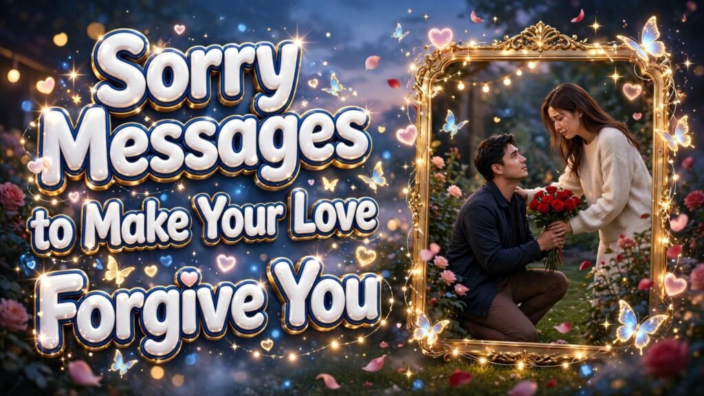 Sorry Messages to Make Your Love Forgive You (Seo)