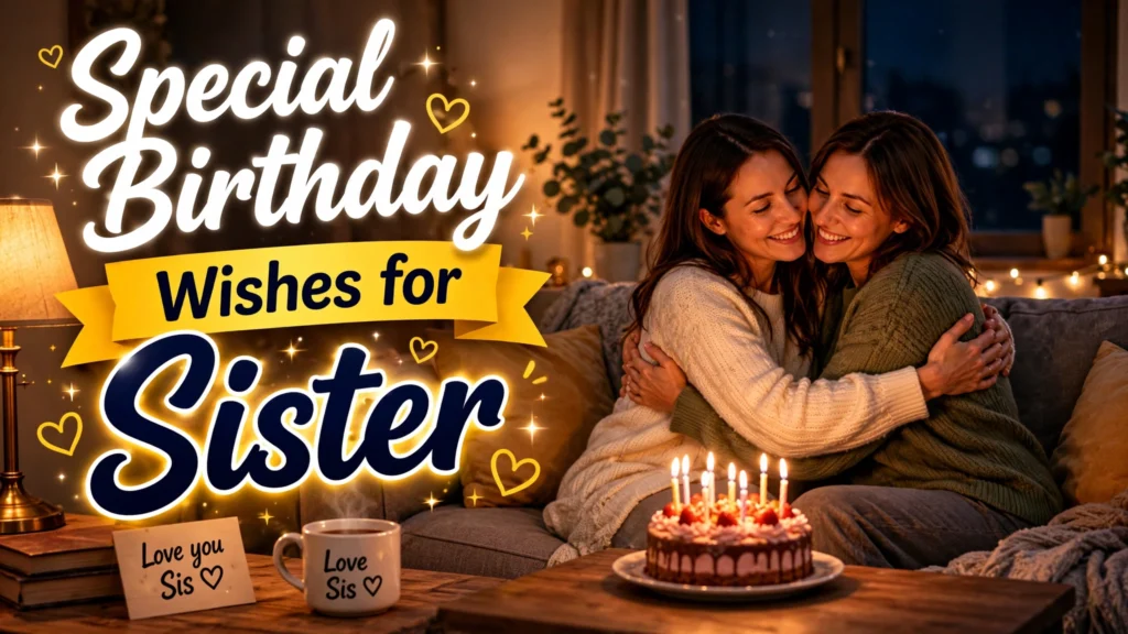 Special Belated Birthday Wishes for Sister
