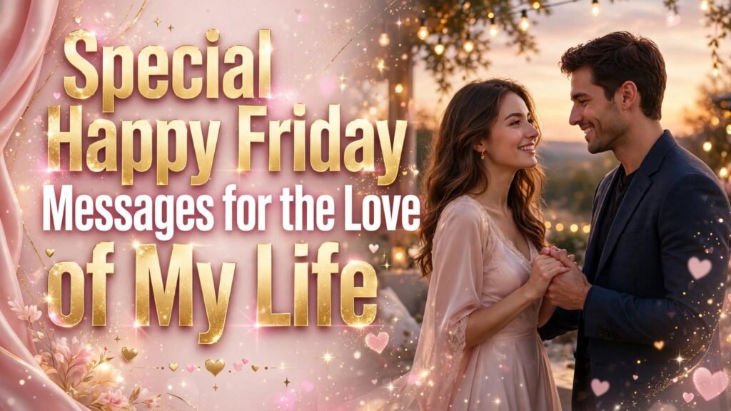 Special Happy Friday Messages for the Love of My Life (Seo)