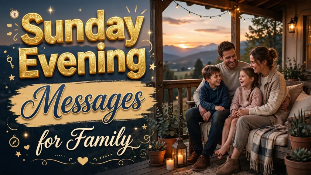 Sunday Evening Messages for Family