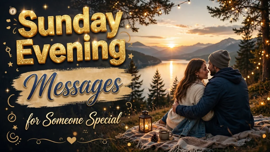 Sunday Evening Messages for Someone Special