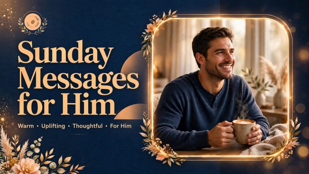 Sunday Messages for Him