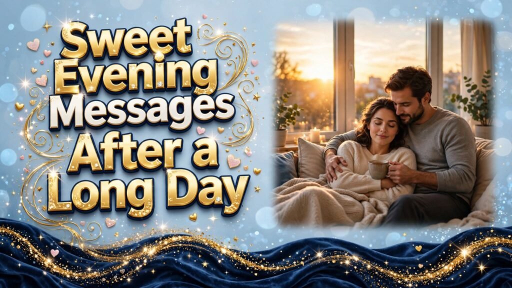 Sweet Evening Messages After a Long Day (Seo)