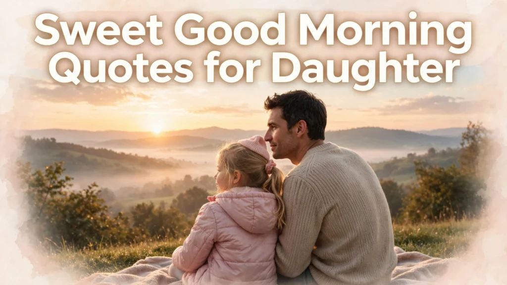 Sweet Good Morning Quotes for Daughter