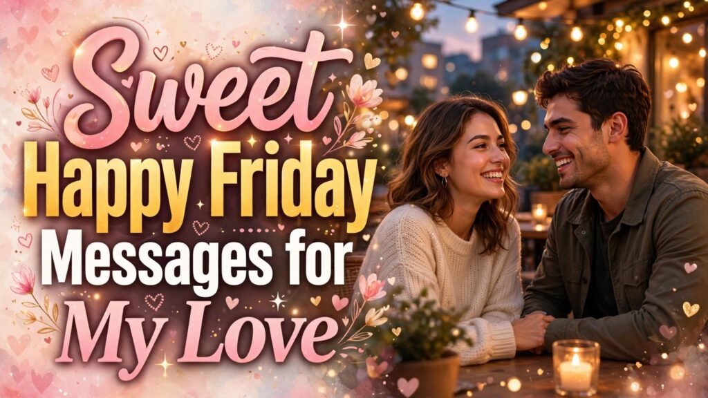 Sweet Happy Friday Messages for My Love (Seo)