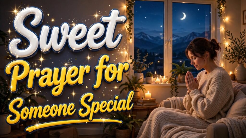 Sweet Prayer for Someone Special