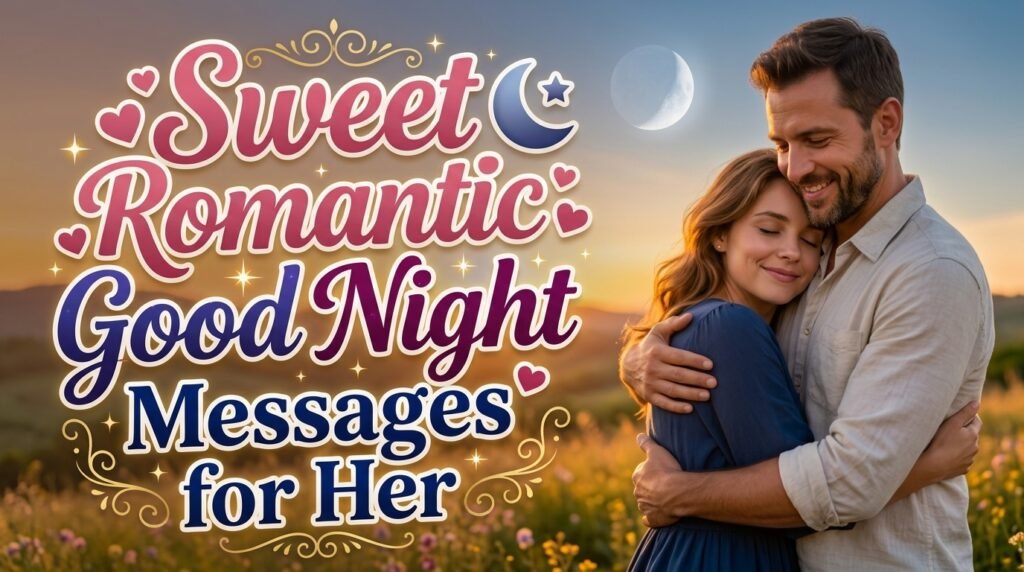 Sweet Romantic Good Night Messages for Her