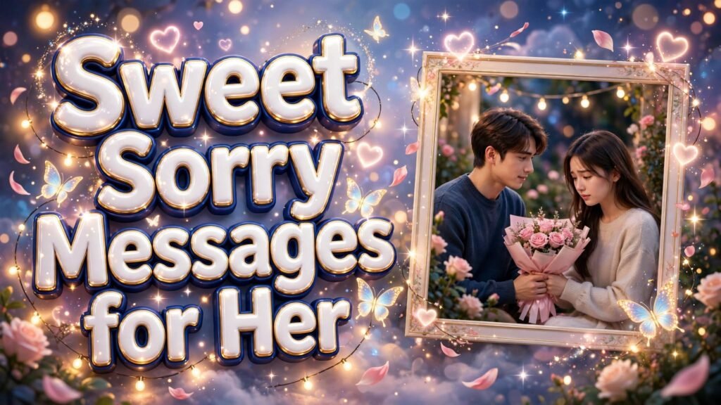 Sweet Sorry Messages for Her (Seo)