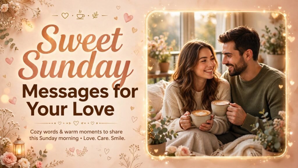 Sweet Sunday Messages for Your Love