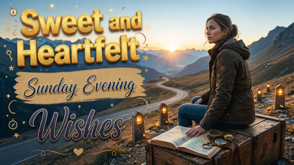 Sweet and Heartfelt Sunday Evening Wishes