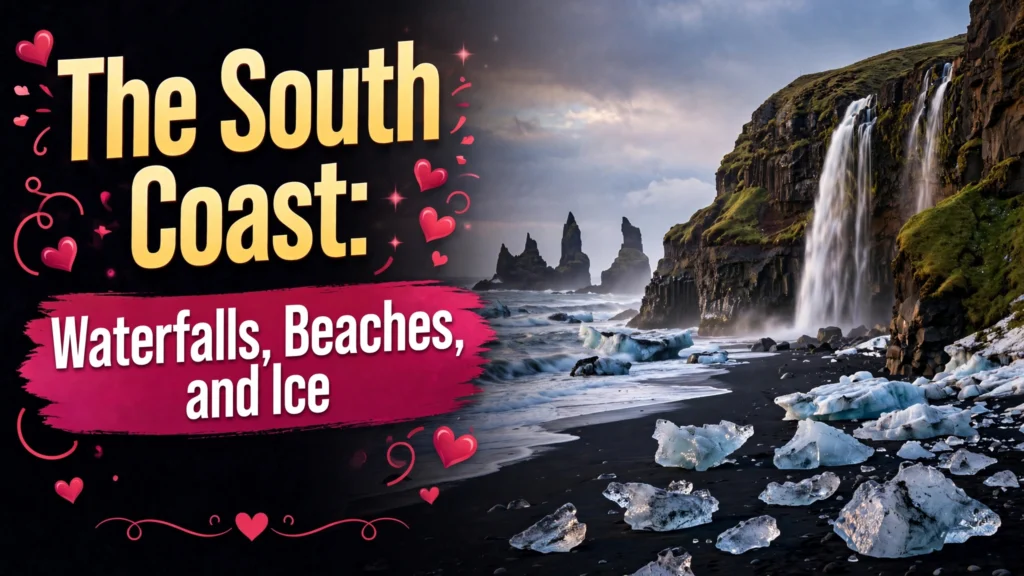 The South Coast Waterfalls, Beaches, and Ice