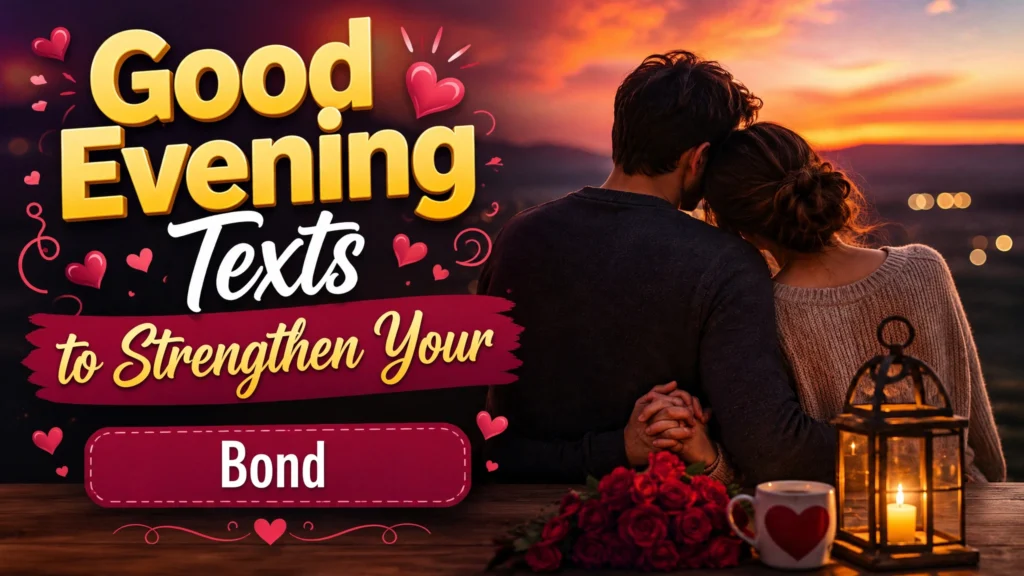 Good Evening Texts to Strengthen Your Bond