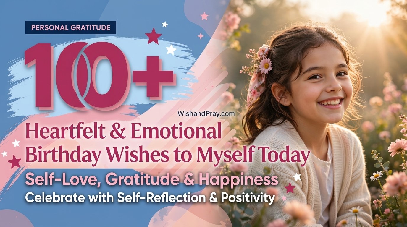 100+ Heartfelt & Emotional Birthday Wishes to Myself Today Self-Love, Gratitude & Happiness
