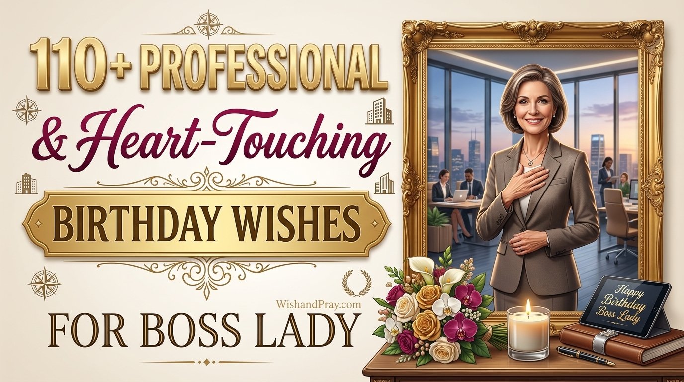 110+ Professional & Heart-Touching Birthday Wishes for Boss Lady