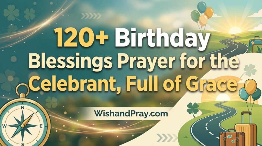 120+ Birthday Blessings Prayer for the Celebrant, Full of Grace