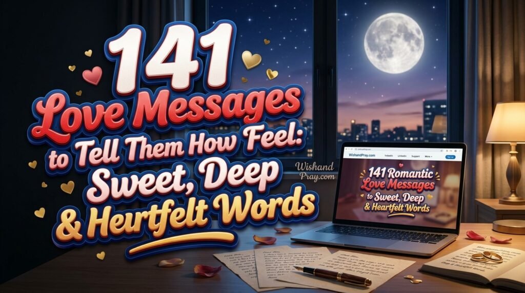 141 Romantic Love Messages to Tell Them How You Feel Sweet, Deep & Heartfelt Words
