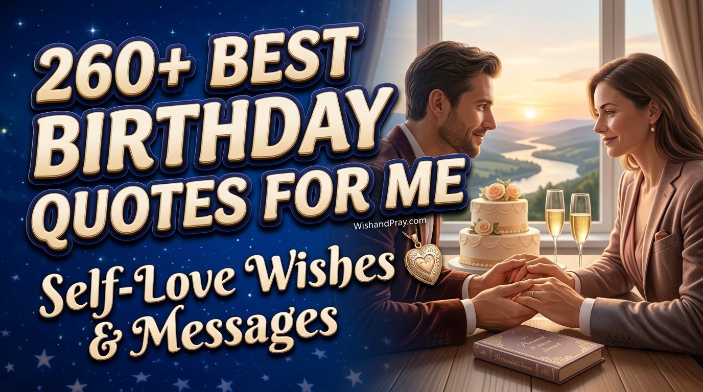 260+ Best Birthday Quotes For Me Self-Love Wishes & Messages