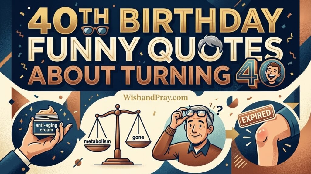40th Birthday Funny Quotes About Turning 40